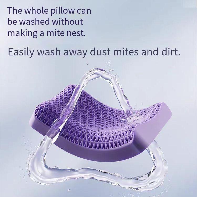 TPE Latex Silicone Pillow - Gel Pillow for Anti-Mite & Neck Support
