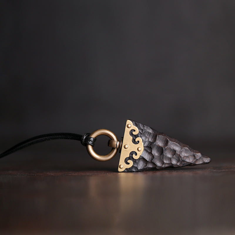 Handmade Vintage Ethnic Style Ebony Pendant