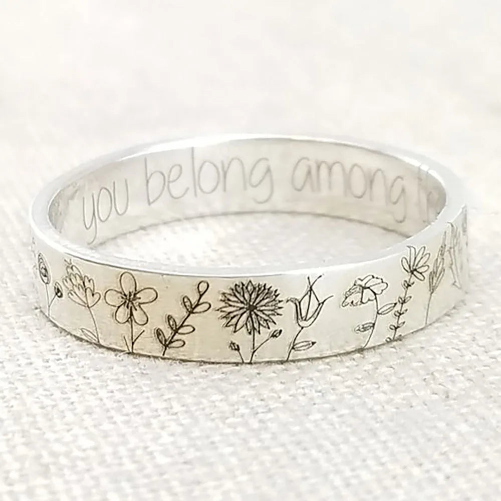 Handcrafted Wildflower Ring