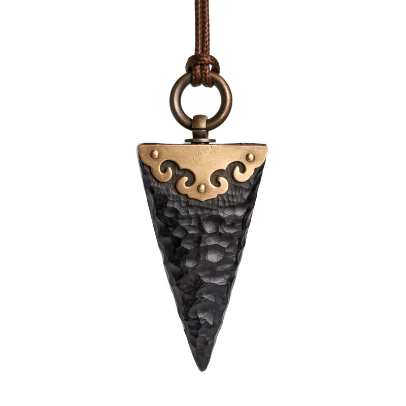 Handmade Vintage Ethnic Style Ebony Pendant