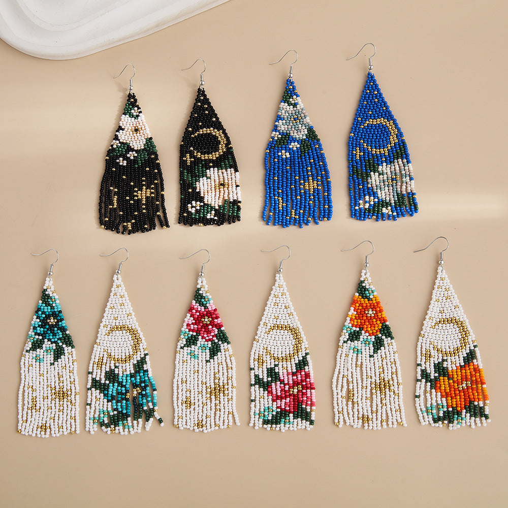 Bohemian-Inspired Handmade Earrings for Effortless Style
